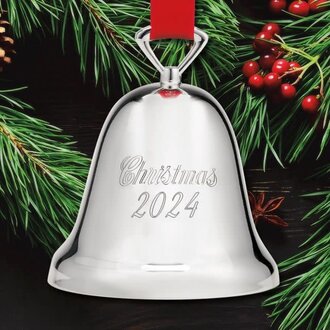 Expressions Jewelers 2024 Christmas Annual Bell Silverplate