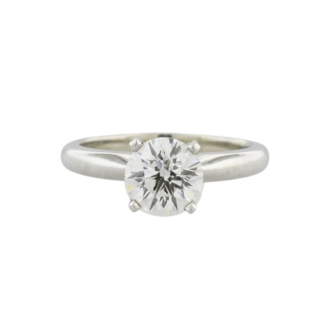 Expressions Jewelers Round Brilliant Solitaire Engagement Ring