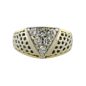 Estate Collection Estate Two-Tone Men's Diamond Band