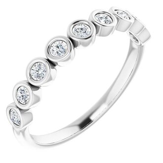 Expressions Jewelers Bezel-Set Anniversary Band