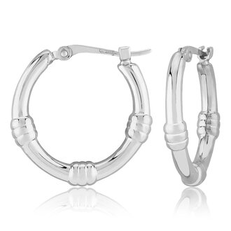 Carla Small Bamboo Hoops