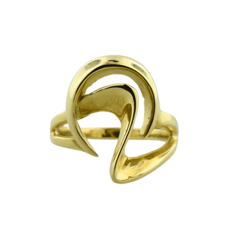 Expressions Jewelers Gold Freeform U-Shape Ring Expressions Jewelers Gold Freeform U-Shape Ring