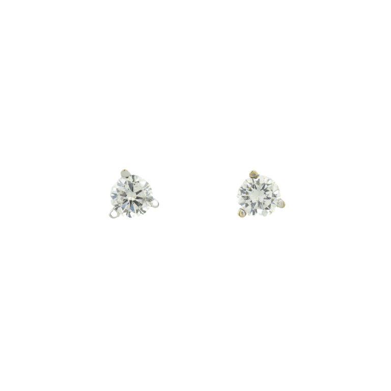 Estate Collection Estate 14K Martini Set Diamond Earrings