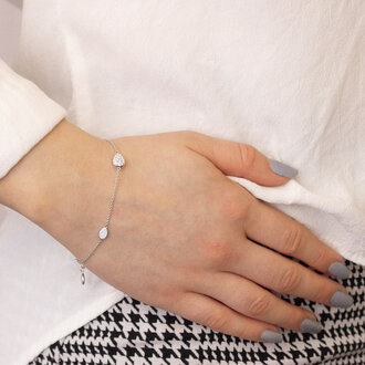 Kit Heath Coast Pebble Glisten Pavé Station Bracelet