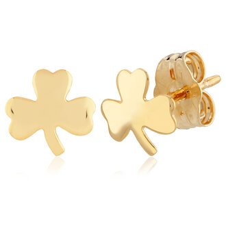Carla 14K Clover Stud Earrings
