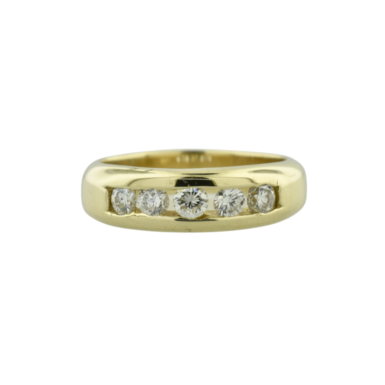 Expressions Jewelers  14K Channel-Set Diamond Band