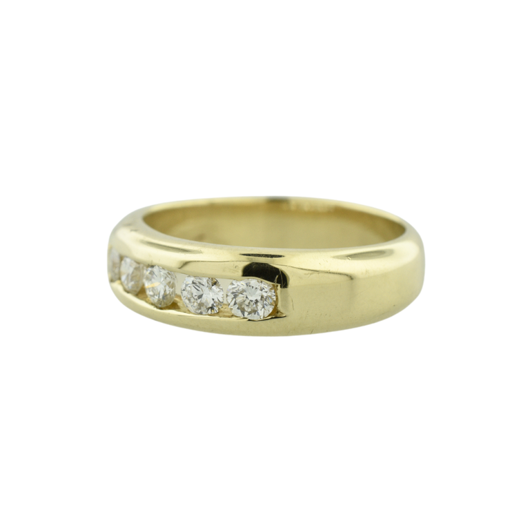Expressions Jewelers  14K Channel-Set Diamond Band
