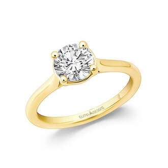 Expressions Jewelers 18K Classic Solitaire Mounting