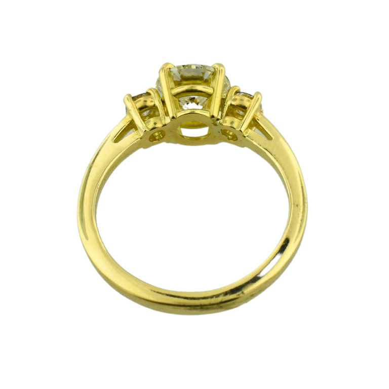 Expressions Jewelers 18K Three-Stone Diamond Ring