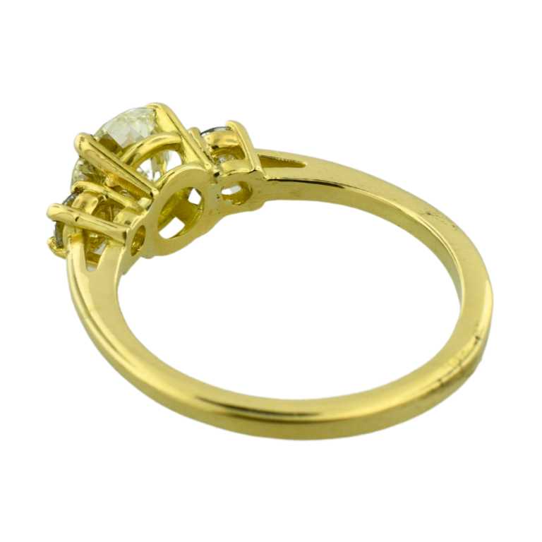 Expressions Jewelers 18K Three-Stone Diamond Ring