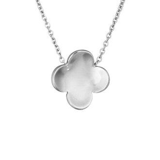 Expressions Jewelers Sterling Abstract Flower Necklace