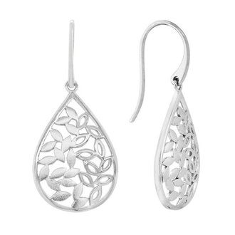 Artistry Sterling Teardrop Leaf Earrings
