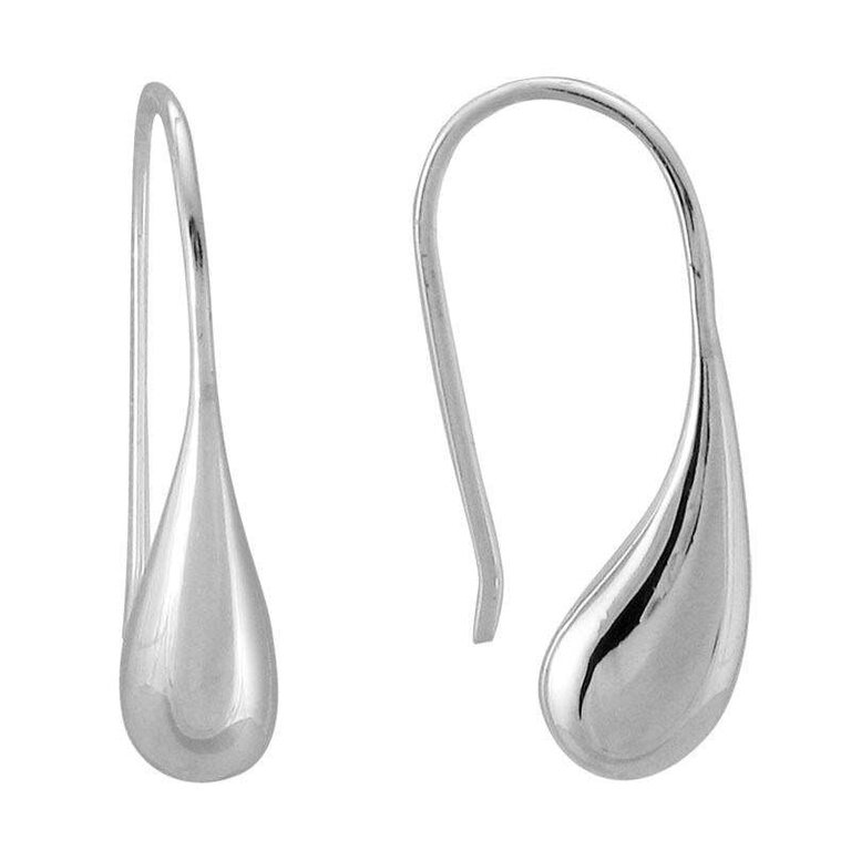 Artistry Silver Solid Teardrop Earrings