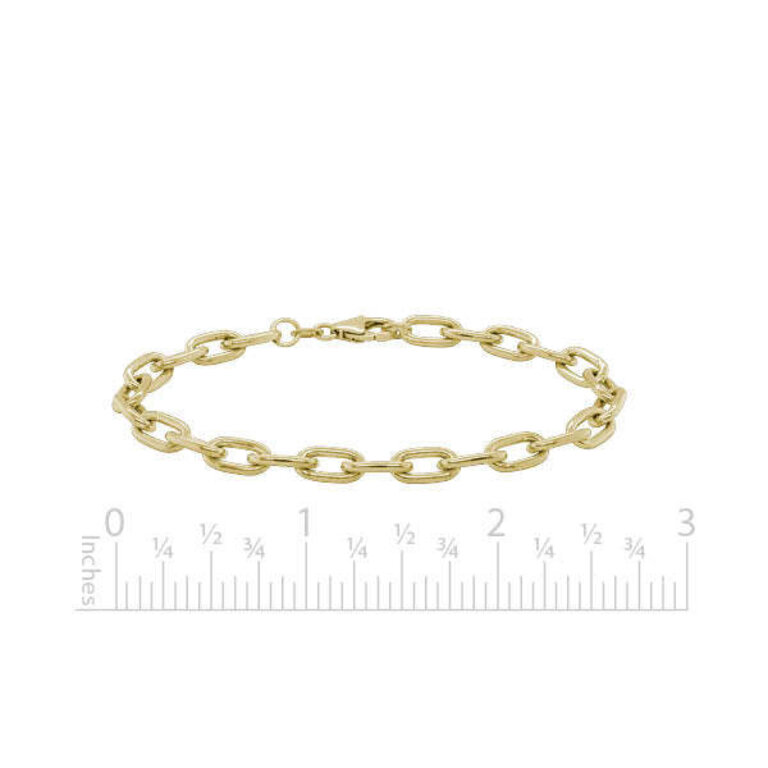 Expressions Jewelers 14K Yellow Gold 8" Oval Link Bracelet
