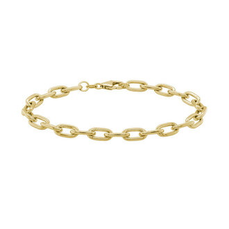 Expressions Jewelers Yellow Gold 8" Oval Link Bracelet