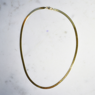 Estate Collection Estate Herringbone Necklace 18"