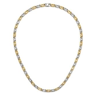 Quality Gold 24" Stainless Steel Yellow IP-Plated Anchor Chain