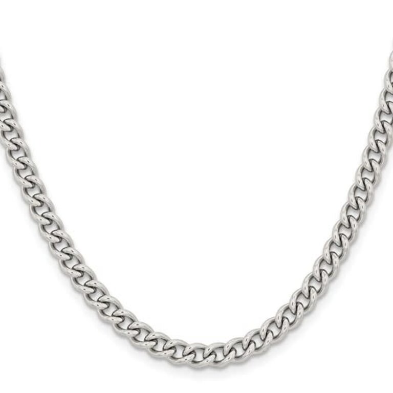 Quality Gold 22" Stainless Steel Round Curb Chain