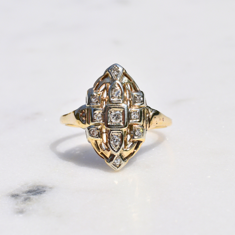 Estate Collection Estate Vintage-Style Diamond Ring