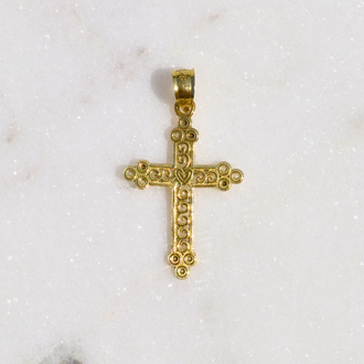 Estate Collection Estate Filigree Cross Pendant