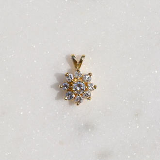 Estate Collection Estate Diamond Cluster Pendant