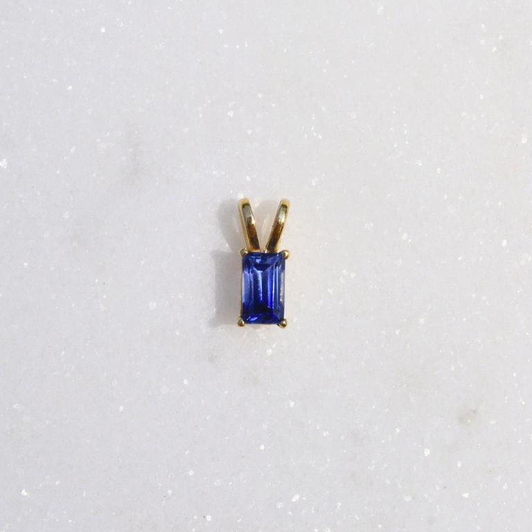 Estate Collection Estate Blue Gemstone Pendant