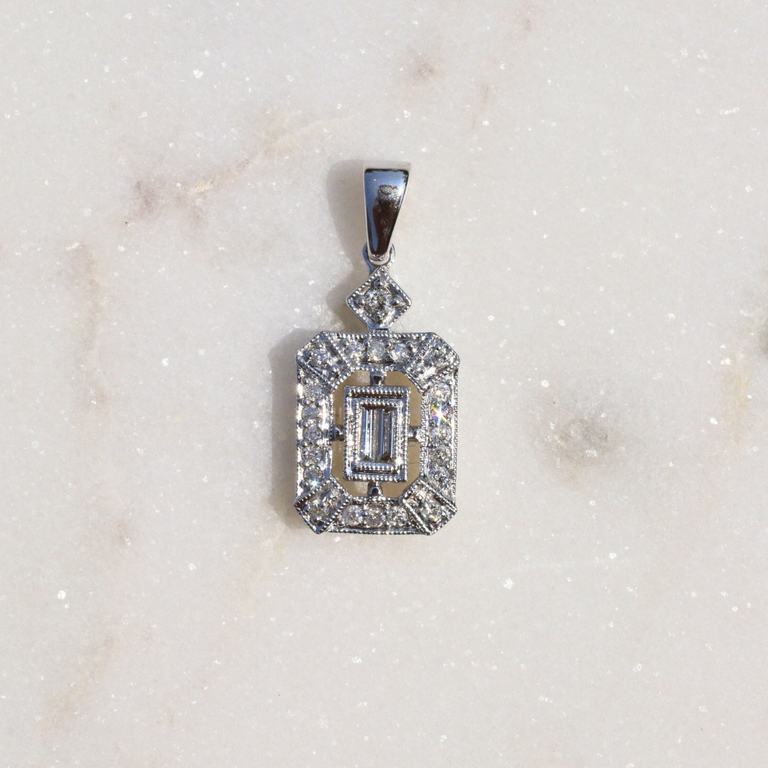 Estate Collection Estate Art Deco-Inspired Pendant (Large)