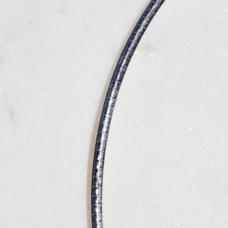 Estate 14K Domed Omega Necklace