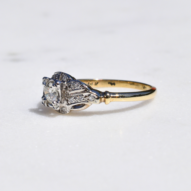 Estate Collection Estate Vintage-Style Engagement Ring