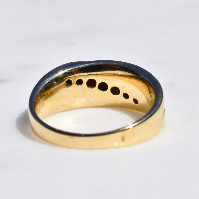 Estate 14K Men's Diamond Band