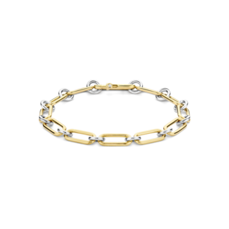 Ti Sento Chain Link Bracelet with Silver Accents