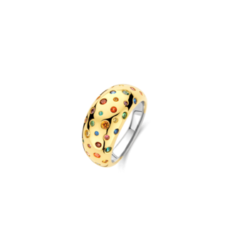 Ti Sento Multi-Colored Stardust Ring