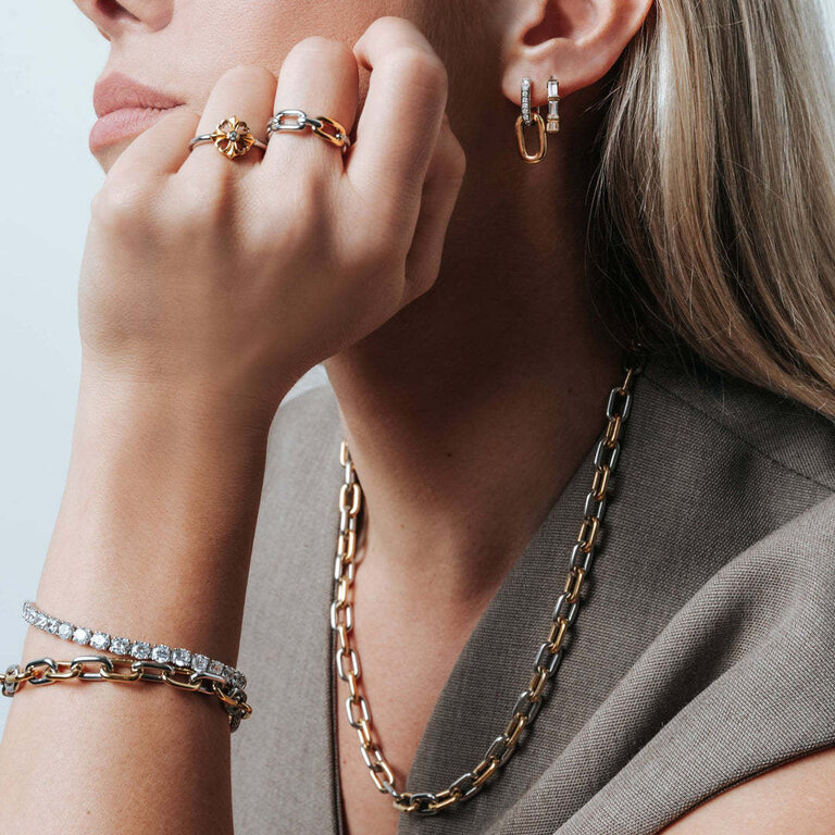 Ti Sento Chunky Chain Link Necklace - 19"