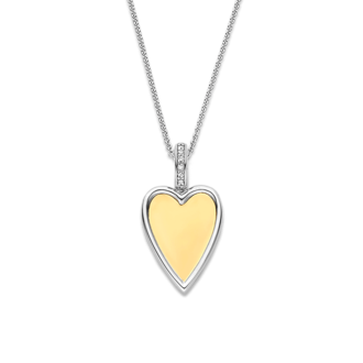 Ti Sento Clip-On Heart Pendant