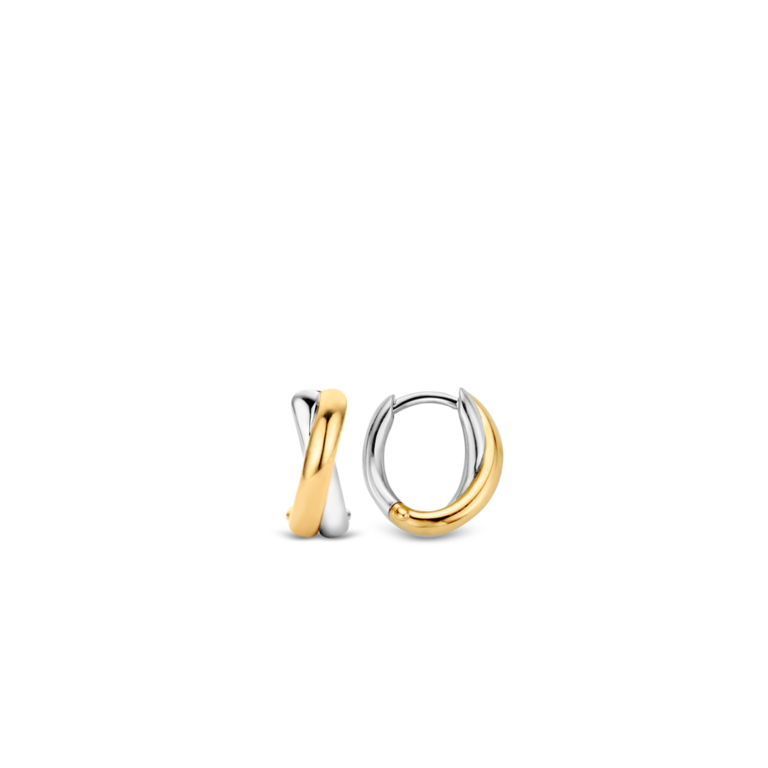 Ti Sento Twist Huggie Earrings