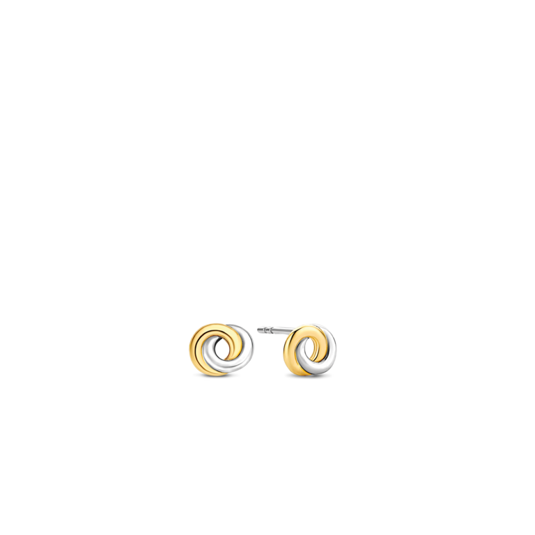 Ti Sento Infinity Knot Stud Earrings