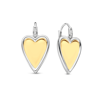 Ti Sento Heart Drop Earrings
