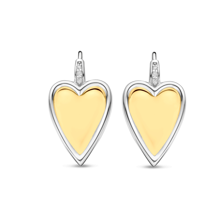 Ti Sento Heart Drop Earrings