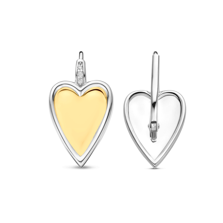 Ti Sento Heart Drop Earrings