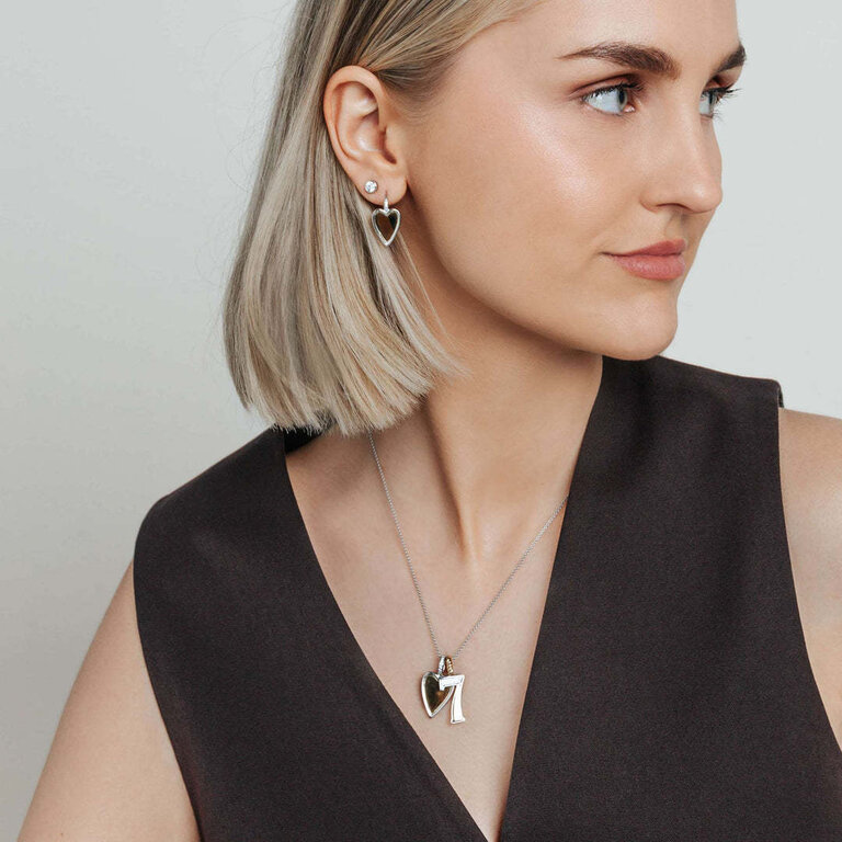 Ti Sento Heart Drop Earrings