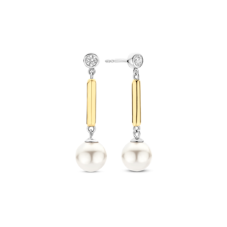 Ti Sento Pearl Drop Earrings