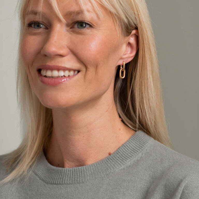 Ti Sento GP Chain Link Drop Earrings