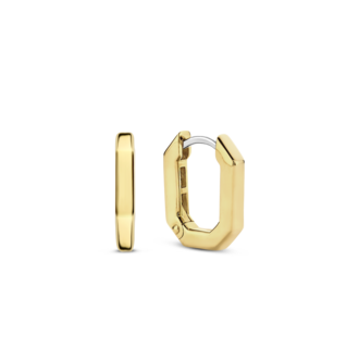 Ti Sento Geometric Huggie Earrings