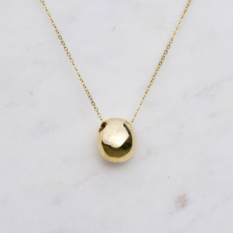 Expressions Jewelers 14K Gold Orb Slide Necklace