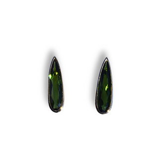 Expressions Jewelers Teardrop Green Tourmaline Earrings