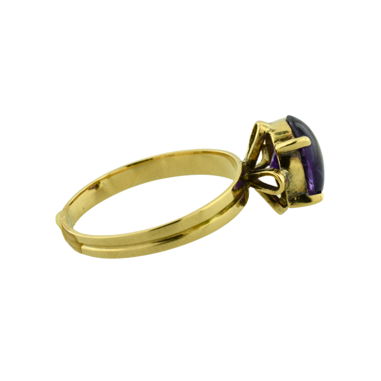 Estate Collection Estate Deep Purple Cabochon Ring