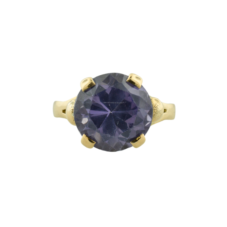 Estate Collection Estate Large Purple Stone Ring