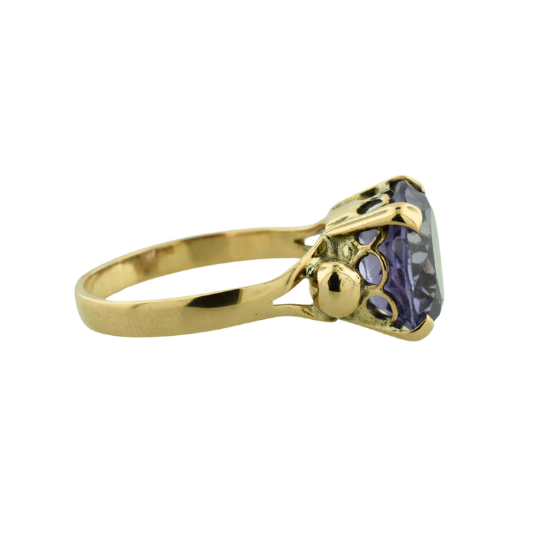 Estate Collection Estate Large Purple Stone Ring