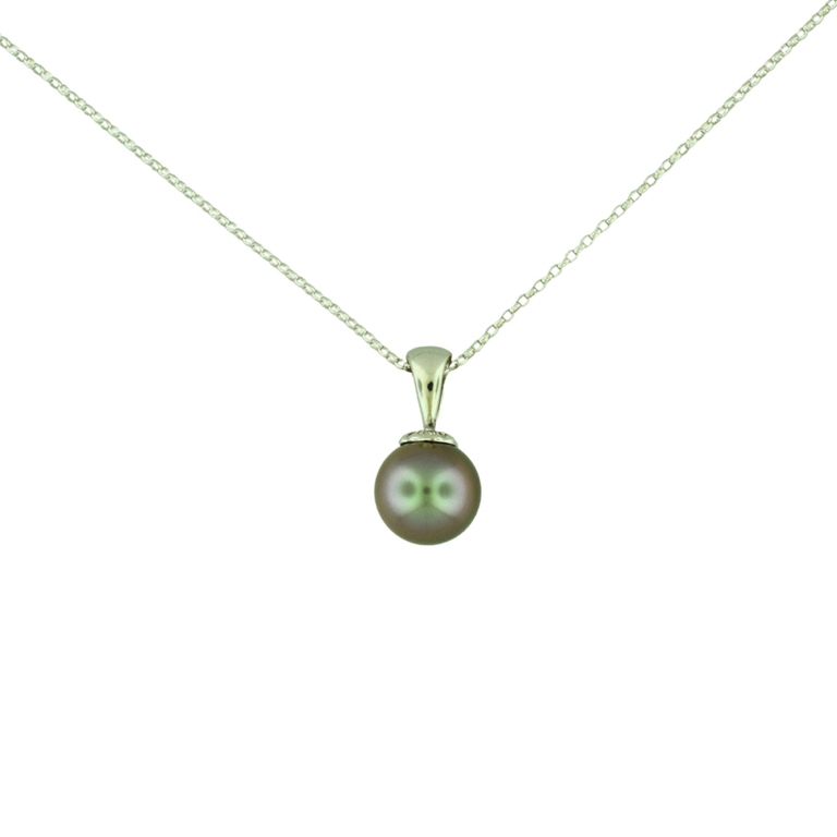 Estate Collection Estate Black Pearl Necklace