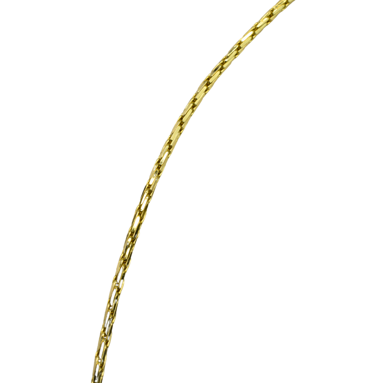 Estate Collection 14K Estate Fancy Link Diamond-Cut Chain